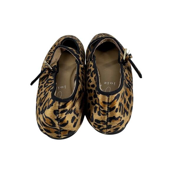 Joie Velvet Leopard Mary Jane Flats - Picture 3 of 5